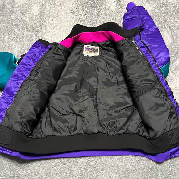 Vintage Arctic Cat Ski Jacket Arcticwear Coat Womens Small USA Snowmobile - Picture 10 of 11